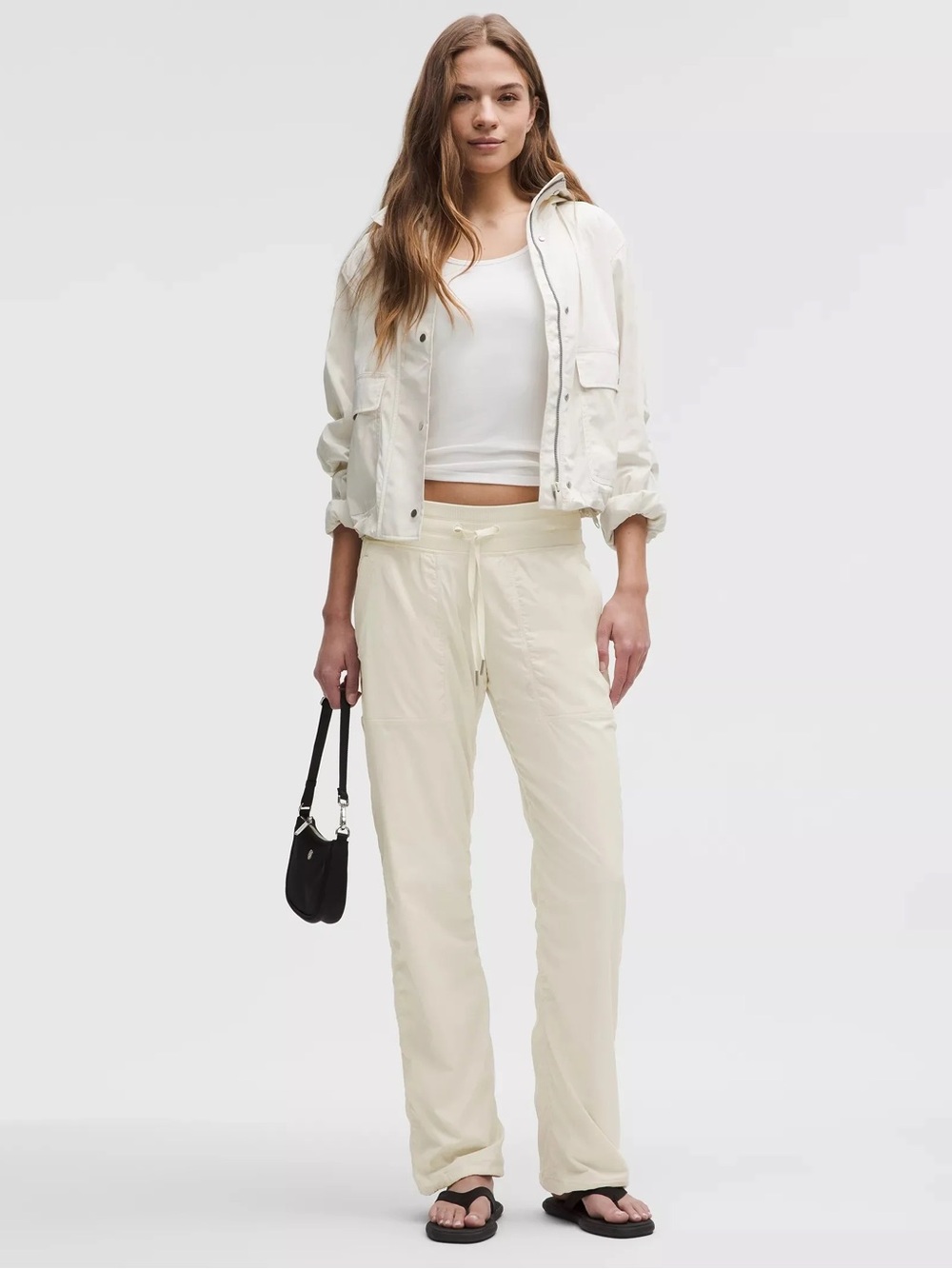 lululemon Dance Studio Mid-Rise Pant *Regular size 14 light ivory color